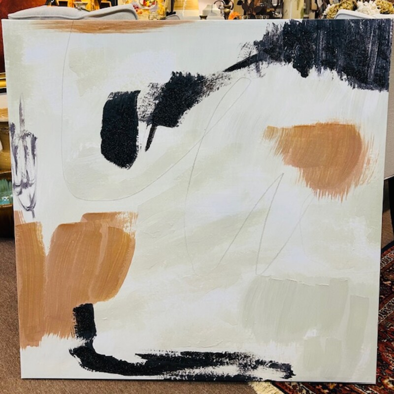 Neutral Abstract Canvas