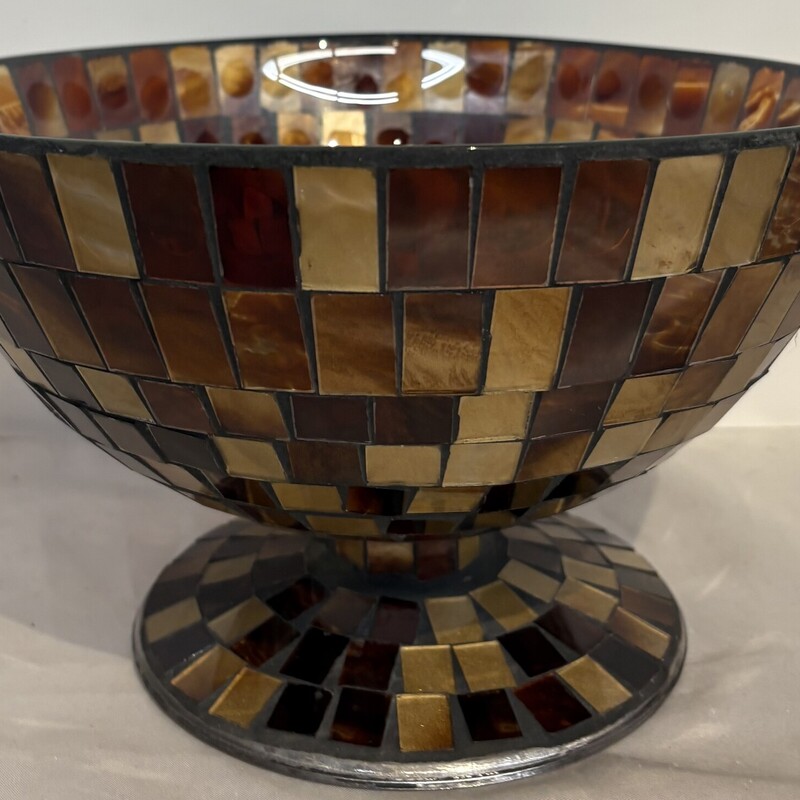 Mosaic Footed Bowl