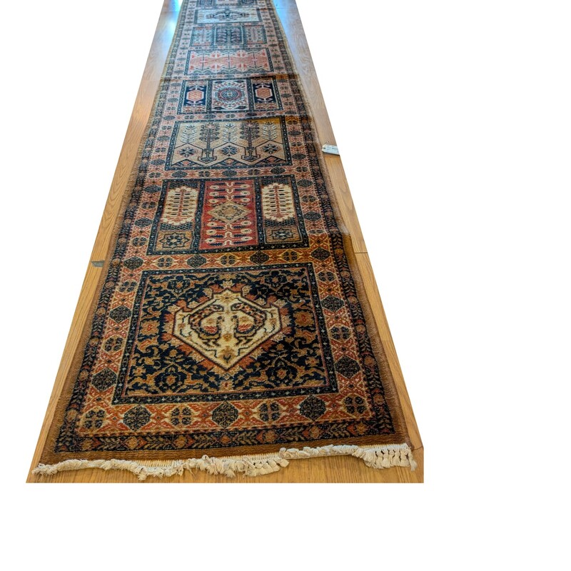 Wool Runner, Persian, Size: 27 X 12