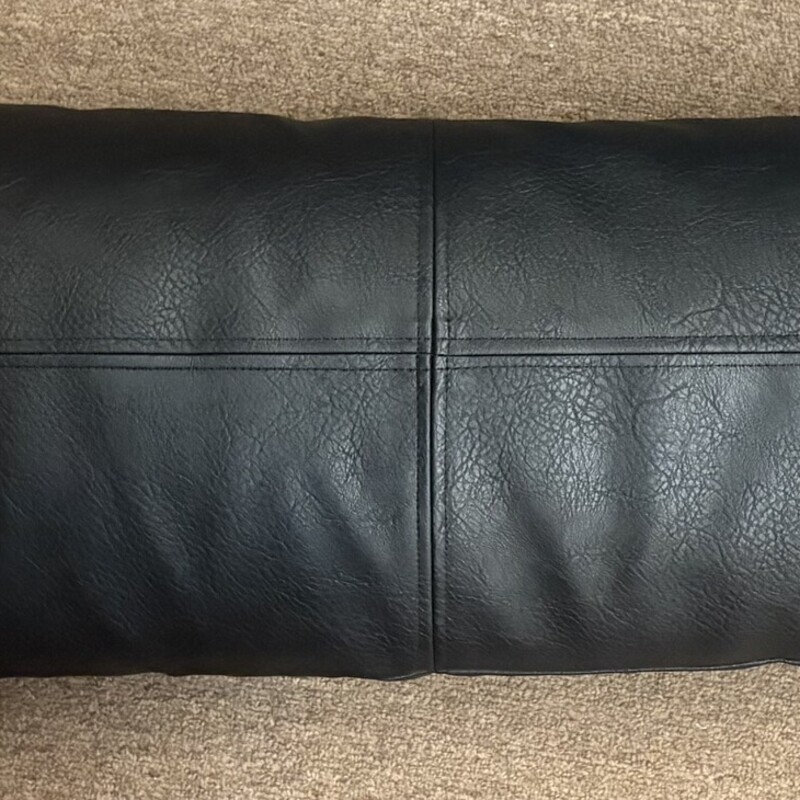 Faux Leather Lumbar