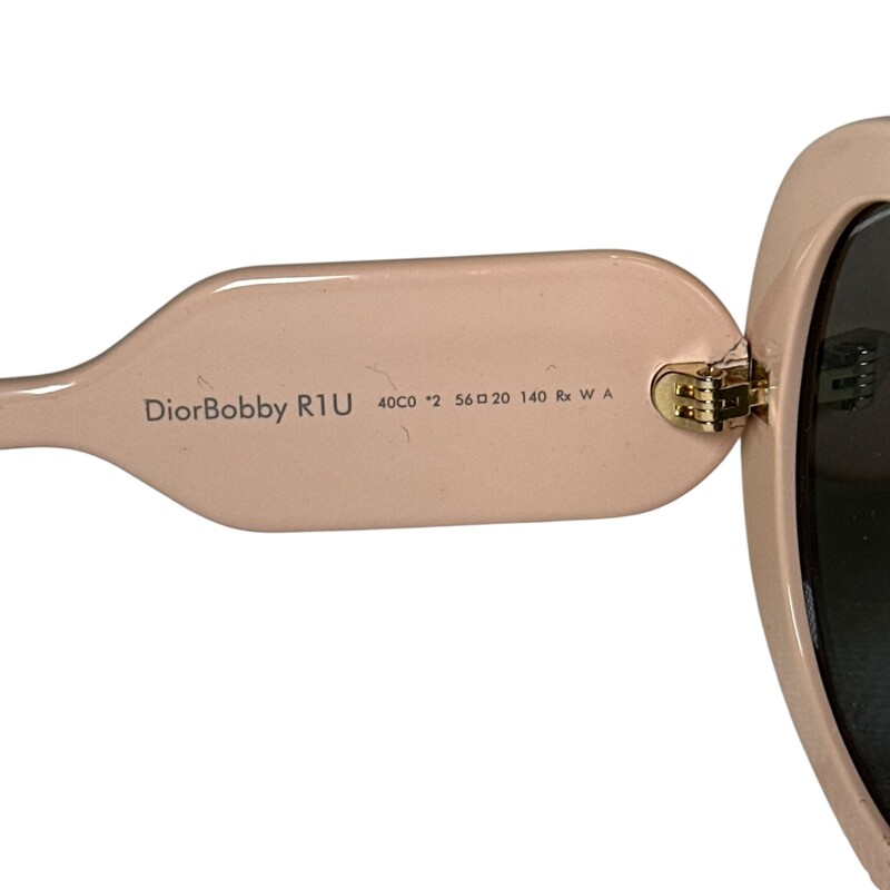 Dior  Pink Circle Square Sunglasses<br />
<br />
Style Code: Bobby R1U<br />
<br />
In very good condition. Some minor scrtaches on the lenses.<br />
<br />
Does not come with ther original dust bag or box.