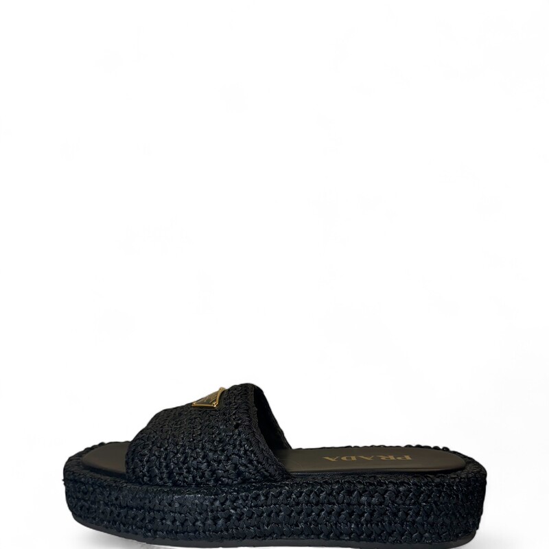 Prada Woven Platforms