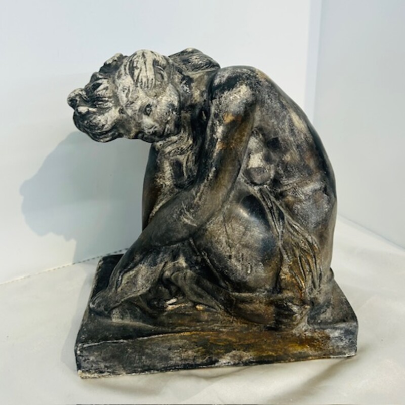 Attila's Woman Sitting Statue
Gray Brown White Size: 8 x 9.5H