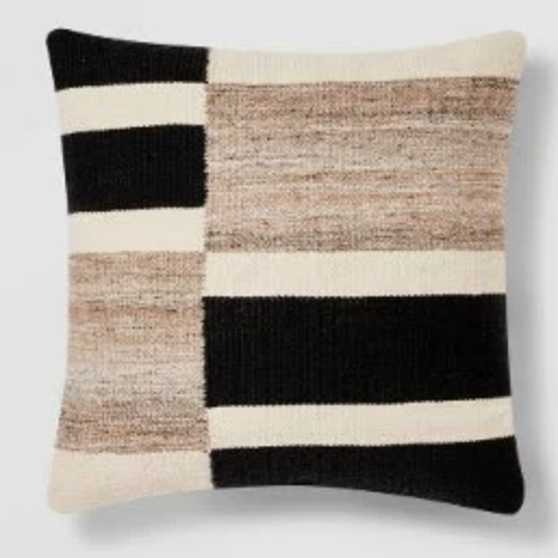Blocked Woven Pillow