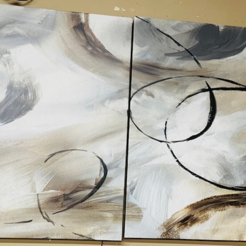 Modern Double Canvas