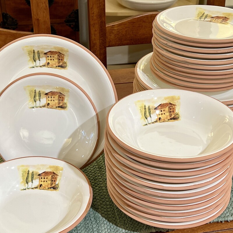 Dish Set Primula Villa Farmhous, Size: 36 Pcs

12 Dinner Plates, 12 Salad Plates, 12 Bowls.