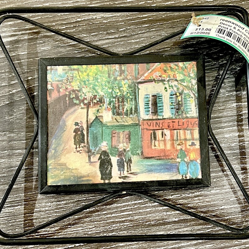 Print French City Utillo