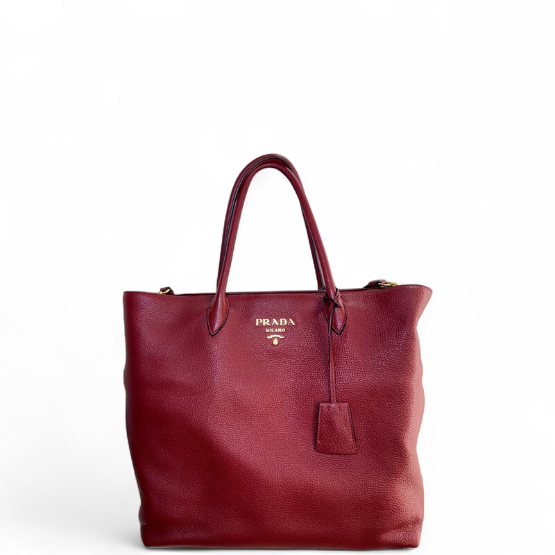 Prada Diano Leather Tote