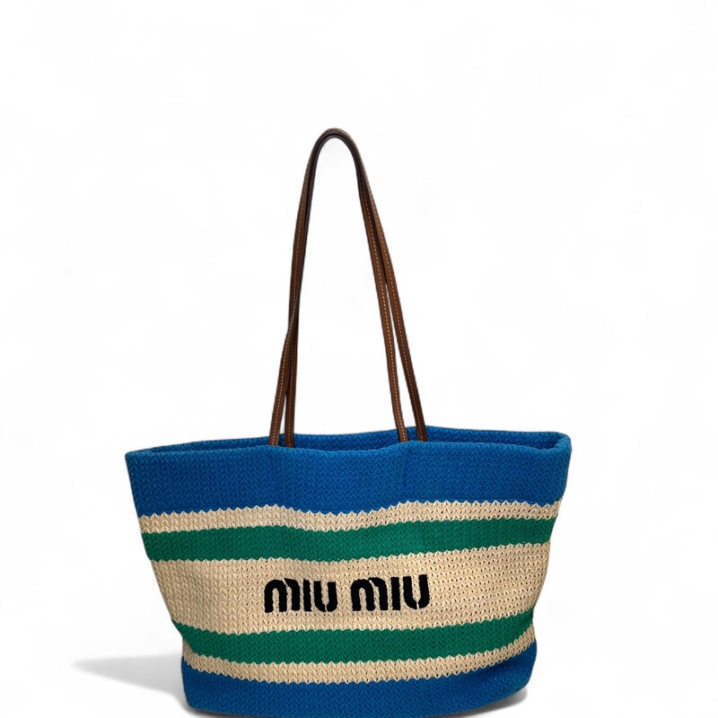 Miu Miu Raffia Effect Wov