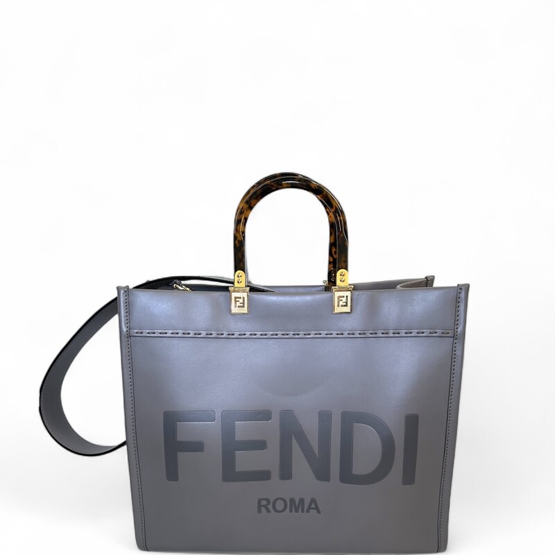Fendi Sunshine Gray Tote