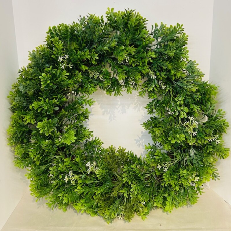 Faux Boxwood Wreath
