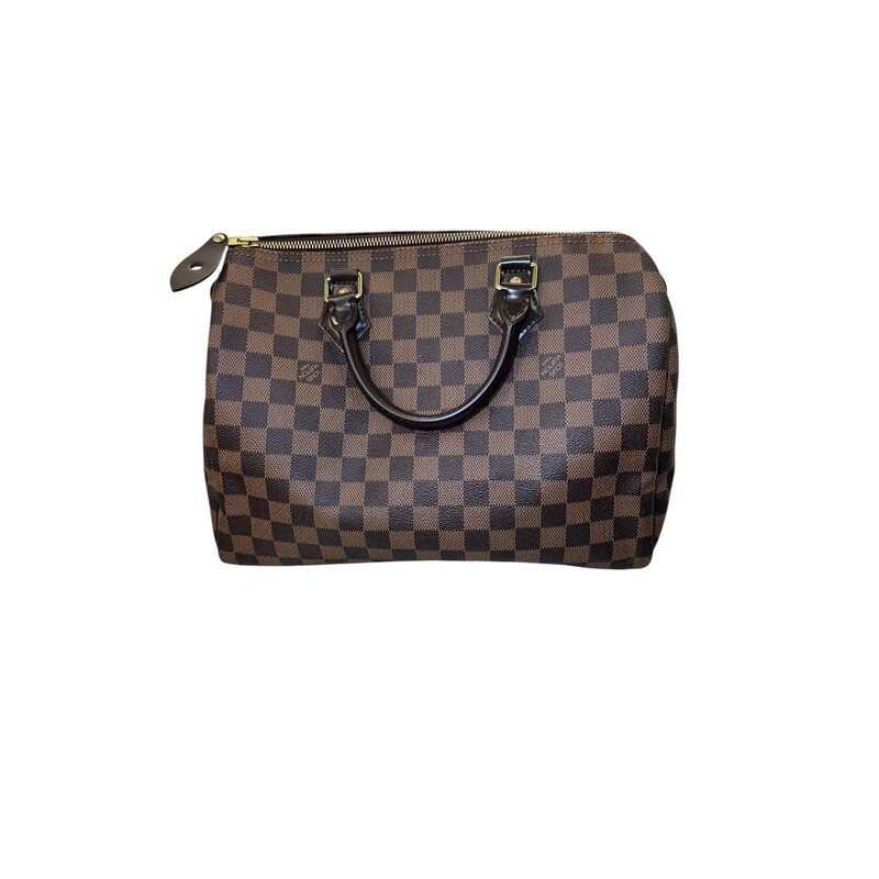 Louis Vuitton Speedy 30 Ebene<br />
<br />
Date Code: SD1126<br />
<br />
Dimensions:<br />
Base length: 12.5 in<br />
Height: 8.5 in<br />
Width: 6.5 in<br />
Drop: 3 in<br />
<br />
In very good condition. Does not come with the lock and keys.<br />
<br />
Does not come with the original dust bag or box.