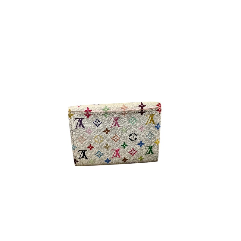 Louis Vuitton Murakami Snap Card Wallet<br />
<br />
Date Code: CA2059<br />
<br />
Dimensions: 4 L x 3 H inches<br />
<br />
In good condition. Light color transference on the coated canvas.<br />
<br />
Does not come with the original dust bag or box.