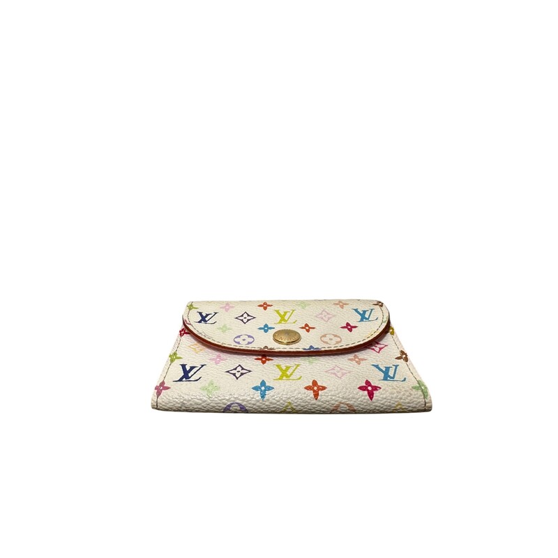 Louis Vuitton Murakami Snap Card Wallet<br />
<br />
Date Code: CA2059<br />
<br />
Dimensions: 4 L x 3 H inches<br />
<br />
In good condition. Light color transference on the coated canvas.<br />
<br />
Does not come with the original dust bag or box.