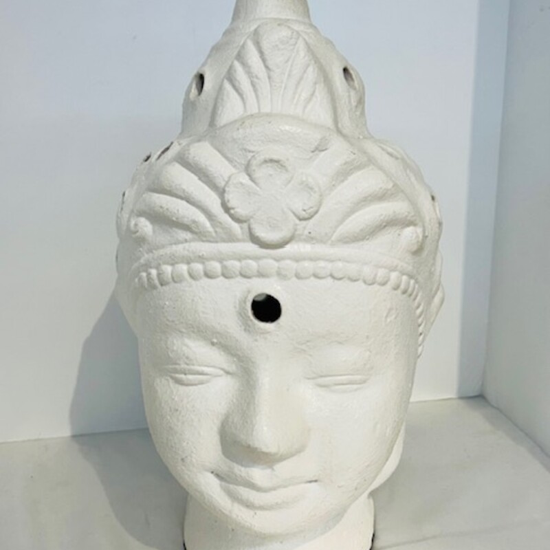 Painted Buddha Head Statue
White Size: 8 x 13.5H