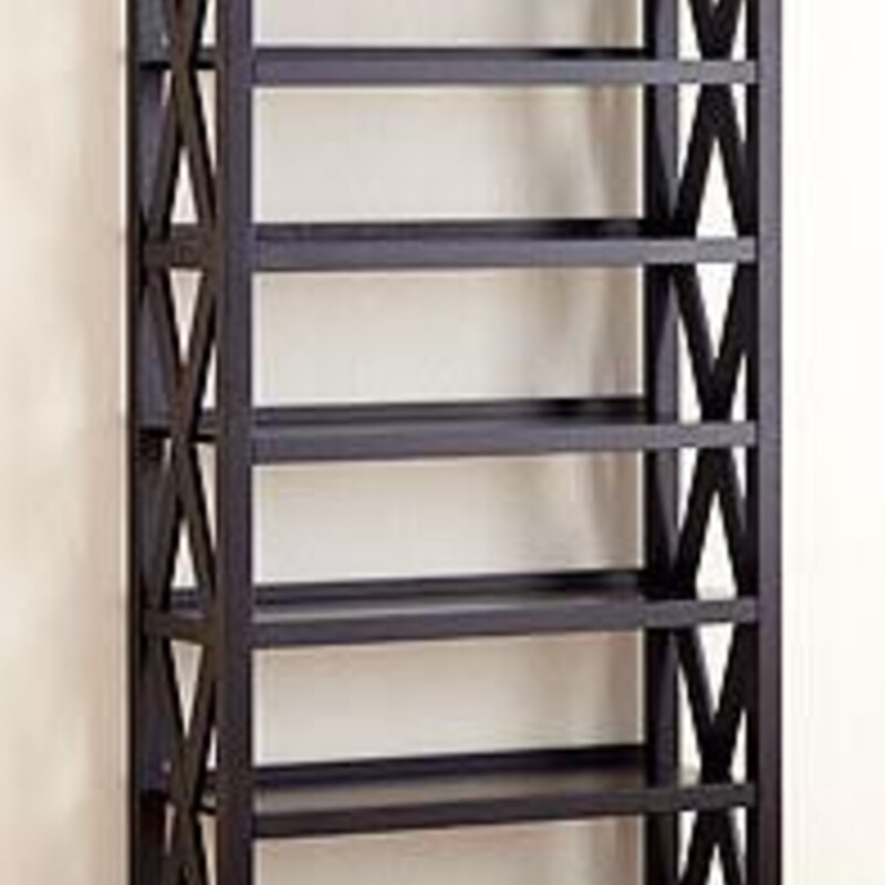 Open Wood Book Shelf