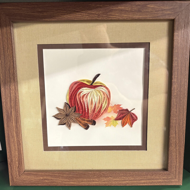 Paper Filigree Apple Art