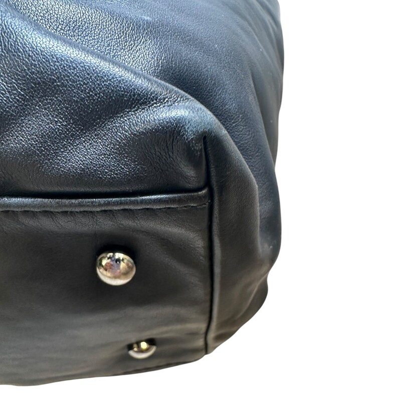 Chanel Luxe Line Leather Chain Tote<br />
<br />
Serial Code: Hologram worn off. Entrupy certificate provided.<br />
<br />
Dimensions:14 L x 9 H inches<br />
<br />
In very good condition.Some surface scratches on the leather and some corner wear.<br />
<br />
Does not come with the original dust bag or box.