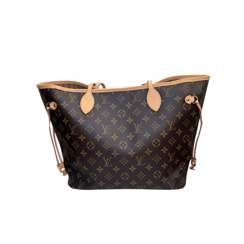 Louis Vuitton Neverfull MM Monogram<br />
<br />
Date Code: SD2027<br />
<br />
Dimensions:<br />
12.2 x 11 x 5.5 inches<br />
(Length x Height x Width)<br />
<br />
In excellent condition. Does not come with the wristlet pochette.<br />
<br />
Does not come with the original dust bag or box.