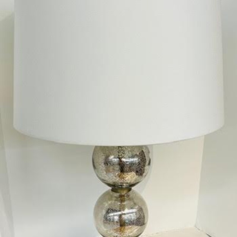 Mercury Glass 3 Bulb Tier