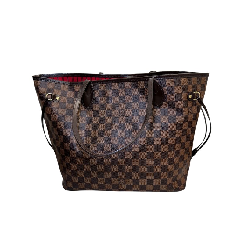 Louis Vuitton Neverfull MM Ebene<br />
<br />
Date Code: SD0196<br />
<br />
Dimenisons:<br />
12.2 x 11 x 5.5 inches<br />
(Length x Height x Width)<br />
<br />
In very good condition. Wear to the handles, creasing on the handles by the trim on all handles from storage.<br />
Comes with the wristlet pochette.<br />
<br />
Comes with the original dust bag. No box.