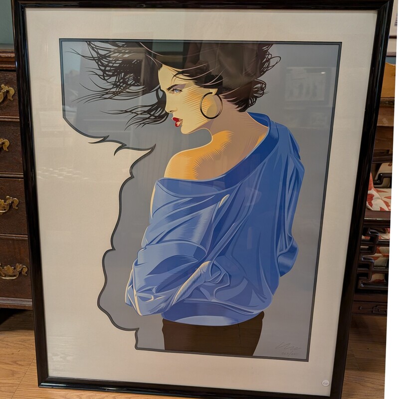 Robert Blue Stephanie, Signed, Numbered
34 x 42h