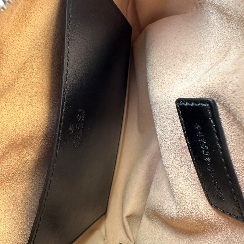 Gucci Matelasse Chain Leather Camera Bag<br />
<br />
Style Code:447632.493075<br />
<br />
Dimensions:9L x 6 H inches<br />
<br />
In excellent condition.<br />
<br />
Comes with the original dust bag and box.