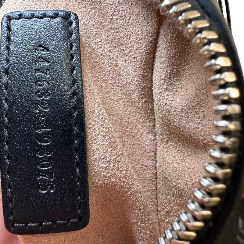 Gucci Matelasse Chain Leather Camera Bag<br />
<br />
Style Code:447632.493075<br />
<br />
Dimensions:9L x 6 H inches<br />
<br />
In excellent condition.<br />
<br />
Comes with the original dust bag and box.