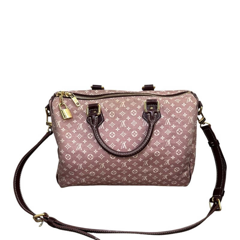 Louis Vuitton Mini Lin Speedy Bandouliere 30<br />
<br />
Date Code: DU4122<br />
<br />
Dimensions:12L x 9 H inches<br />
<br />
In very good condition. Minor marks on the canvas and hardware.<br />
<br />
 Does not come with the original dust bag or box.