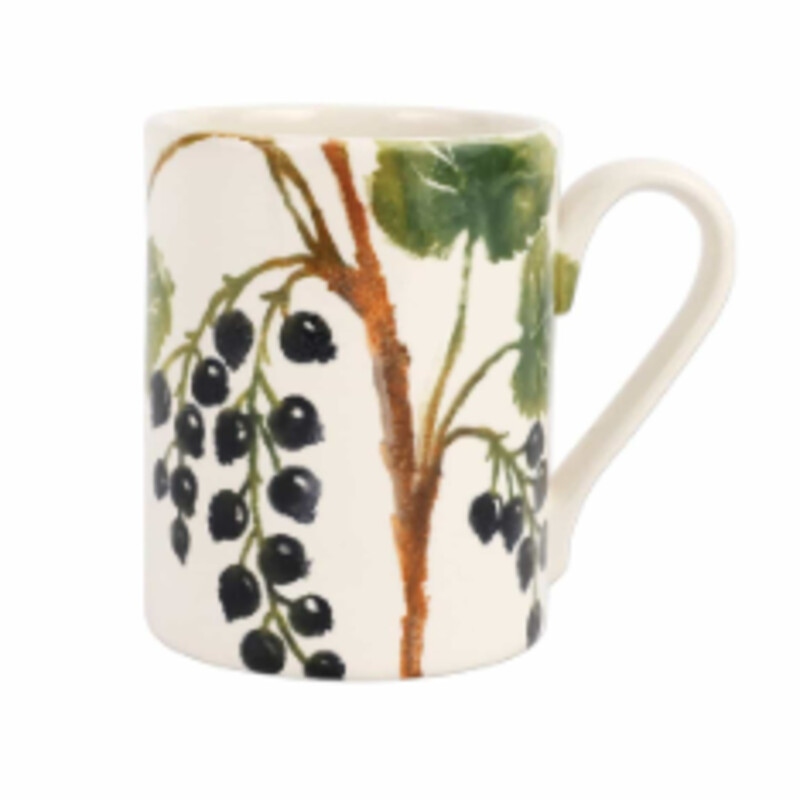 Vietri Foresta Black Currant Mug<br />
Cream Green Black<br />
Size: 5x4.25H<br />
NEW Retail $49<br />
Coordinating Pieces Sold Separately