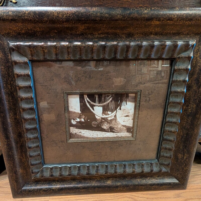 Western/Cowboy Photo, Nice Frame
20w x 18h