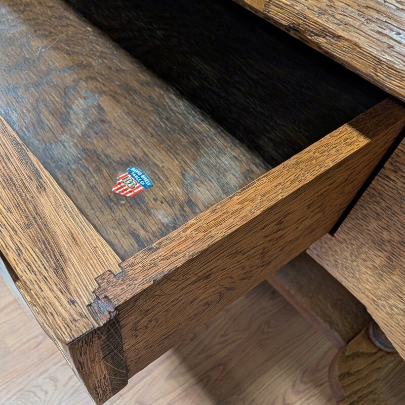 Library Desk/Table 1 Drawer, Oak, Turned Legs<br />
Glass Top<br />
48w x 28d x 30h