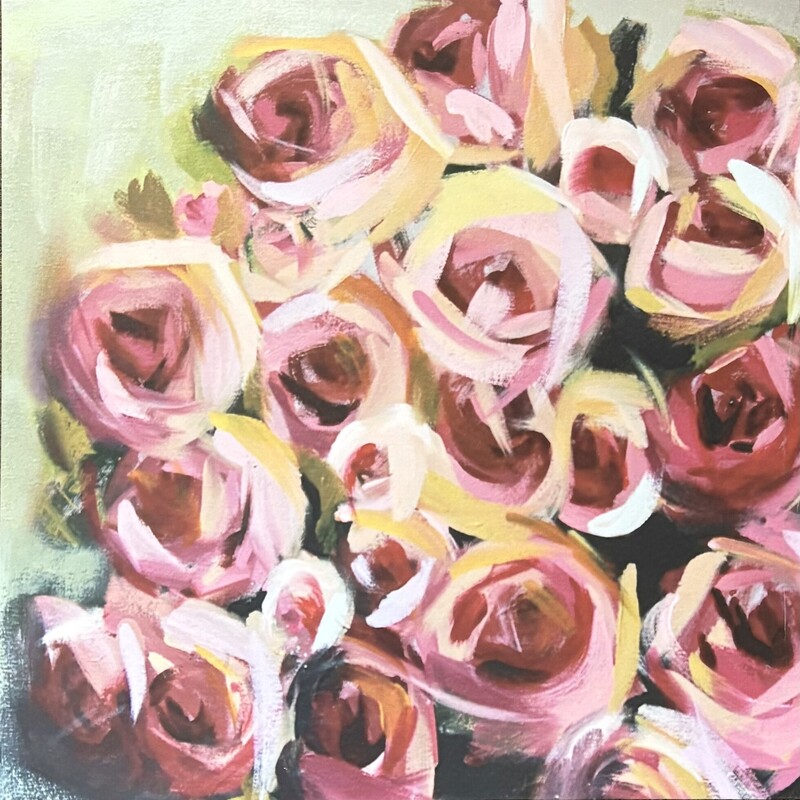 Roses On Canvas