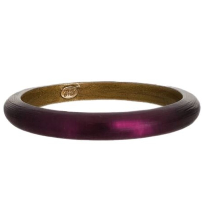 Alexis Bittar Bangle Bracelet
Purple Gold Size: 3diameter