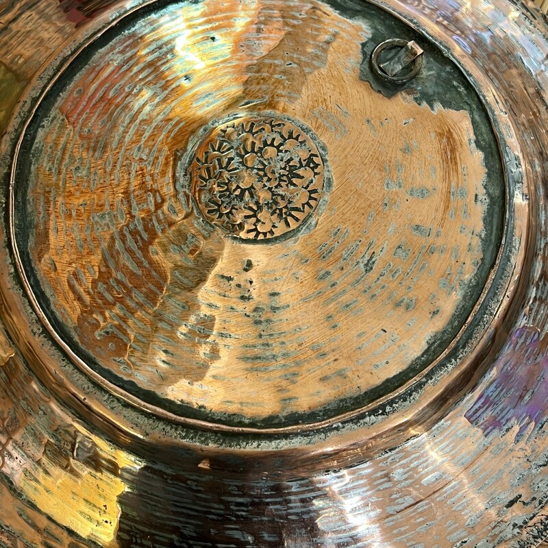 Bowl Turkish Copper, Copper, Size: 13 Diam