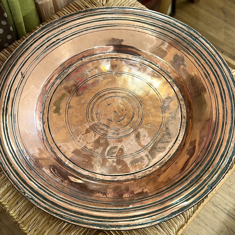 Bowl Turkish Copper, Copper, Size: 13 Diam