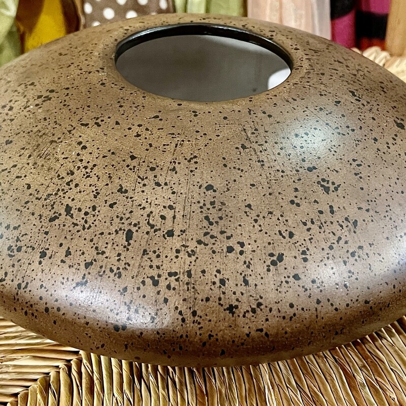 Vase Japanese Style, Brown, Size: 12x5