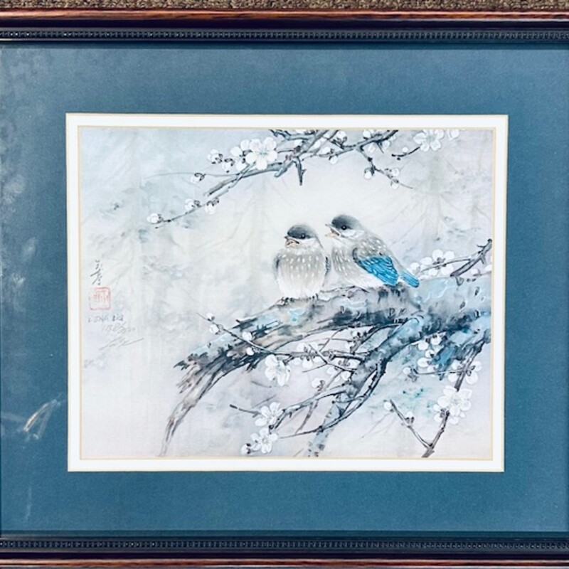 LenaLiu Birds In PlumTree