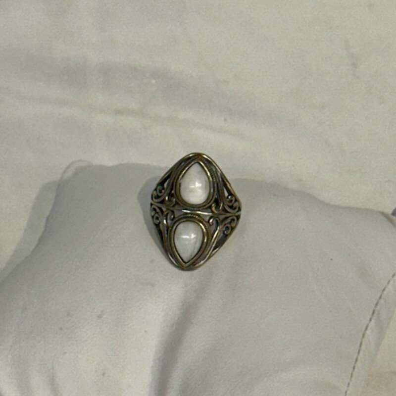 925 Double Moonstone