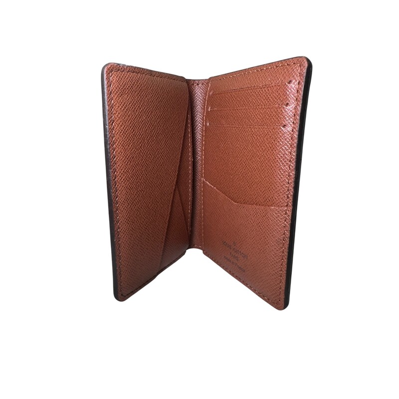 Louis Vuitton Monogram Pocket Organizer<br />
<br />
Date Code:MI4146<br />
<br />
Dimensions:5 L x 7 H inches<br />
<br />
In very good condition. Light marks inside the interior.<br />
<br />
Comes with the original dust bag and box.