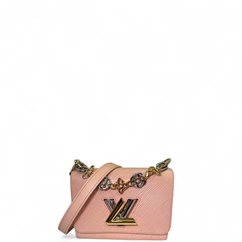 Louis Vuitton Epi Twist Rose Charm Bag With Mirror

Date Code: Microchip

Dimensions:7 L x 5 H inches

In very good condition. Light scratching on the hardware.

Does not come with the original dust bag or box.