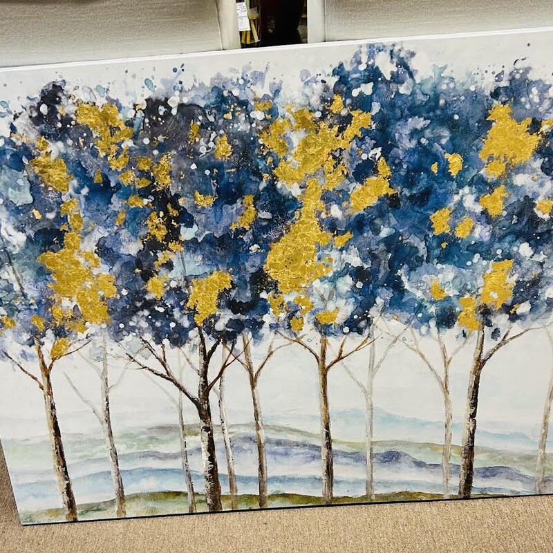 Blue Forest Of Trees