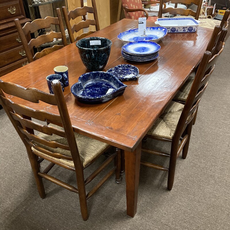 Rustic Table/6 Chairs