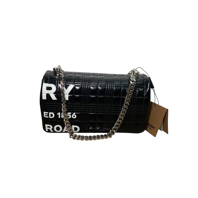 Burberry Black Lola Quilted Chain Bag

Serial Code:ITPELMA526PRA

Dimensions: 5.5 H x 9 L inhes

In excellent condition. Like new.

Comes with the original dust bag and box.