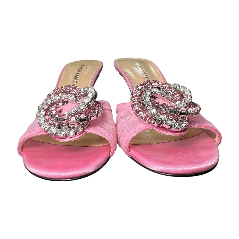 Mach & Mach Galaxy Tulle Pink Heels<br />
<br />
Size: 38<br />
<br />
In very good condition. Light scuffs to the bottom of the shoes.<br />
<br />
Does not come with the original dust bag or box.