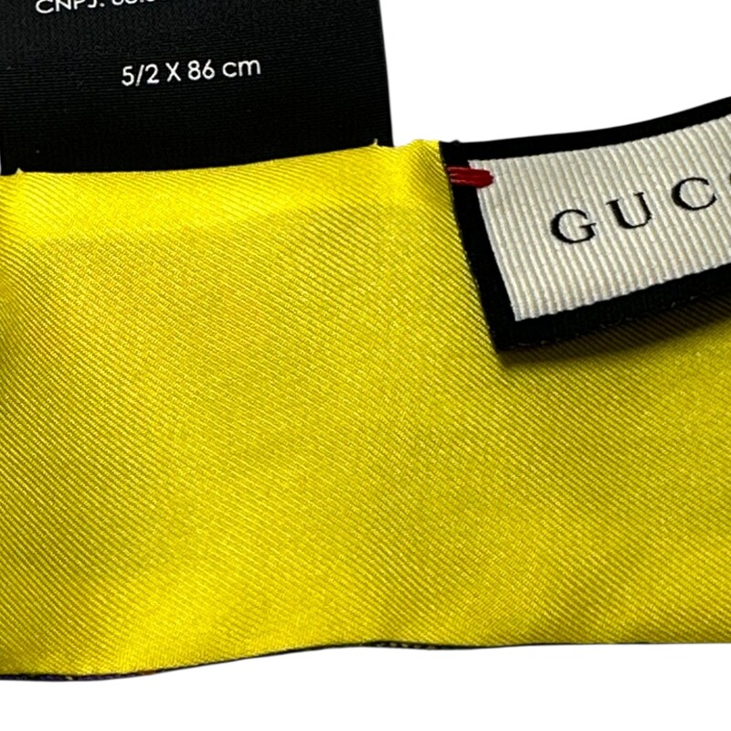 Gucci Twilly Flora Silk Ribbon Yellow

In very good condition.

Does not come with the original dust bag or box.