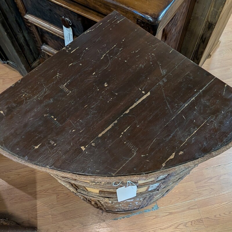 Twig & Bark Corner Cabinet W/Door, Rustic<br />
26 x 18d x 40h