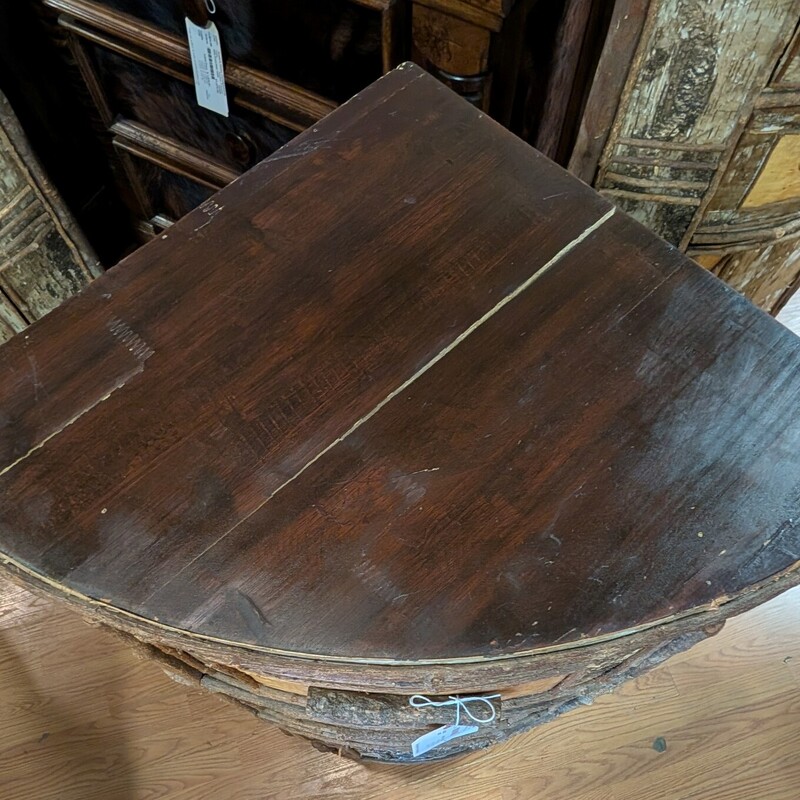 Twig & Bark Corner Cabinet W/Door, Rustic<br />
26 x 18d x 40h