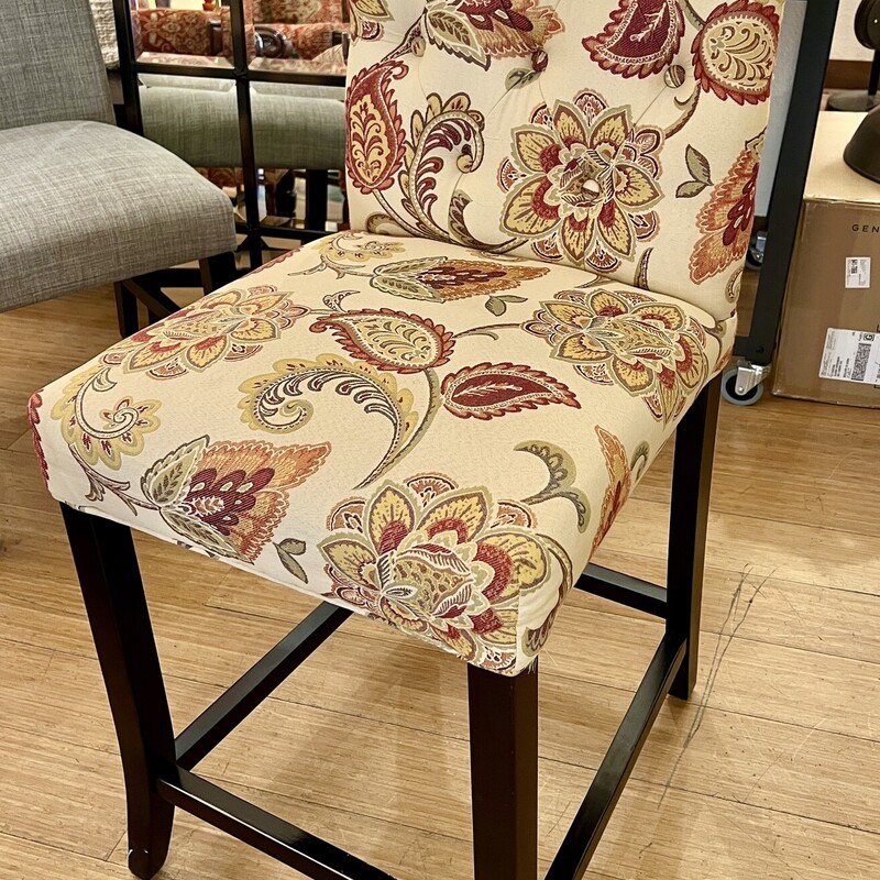 Chair Counter Pier 1, Floral, Size: 19x21x40