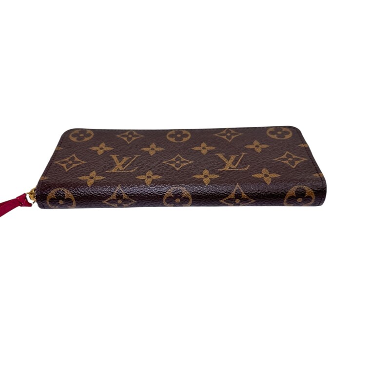 Louis Vuitton Clemence Monogram Zip Wallet<br />
<br />
Date Code: Microchip<br />
<br />
Dimensions:<br />
Height: 3.75 in<br />
Width: 7.75 in<br />
Depth: 1 in<br />
<br />
In excellent condition. Like new.<br />
<br />
Comes with the original dust bag and box.